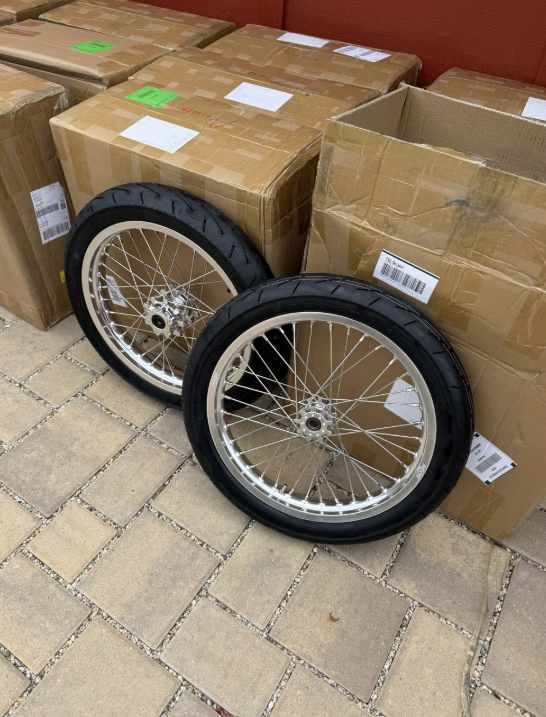 Chrome Talaria XXX/MX3/MX4 Supermoto Wheelset